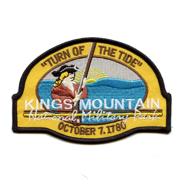 Kings Mountain National Military Park Patch Souvenir Travel View Embroidered Iron On