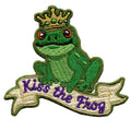 Kiss The Frog Patch Princess Movie Embroidered Iron On