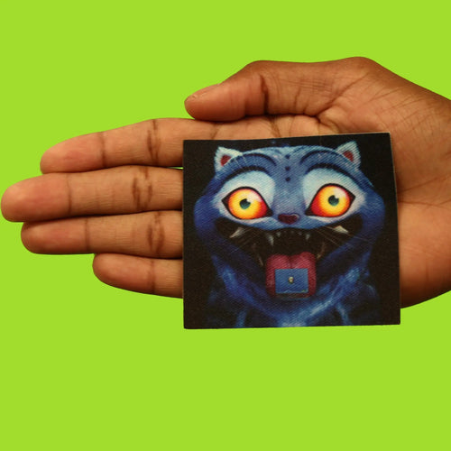 Korean Demon Cat Patch Invitation Slayer Kids Sublimation Iron On