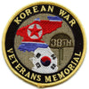 Korean War 38th Veterans Memorial Patch United Nations Embroidered Iron On