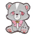 Kumakyuu Bear Sad Eyes Patch Kuma Kuma Kuma Bear Embroidered Iron On