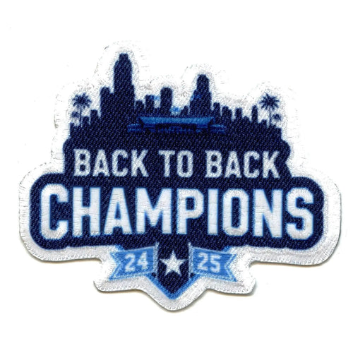 LA Back to Back Champions Patch Baseball Stadium Embroidered Iron On