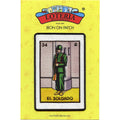 El Soldado 34  Patch Mexican Loteria Card Sublimated Embroidery Iron On