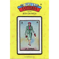 La Dama 3 Patch Mexican Loteria Card Sublimated Embroidery Iron On