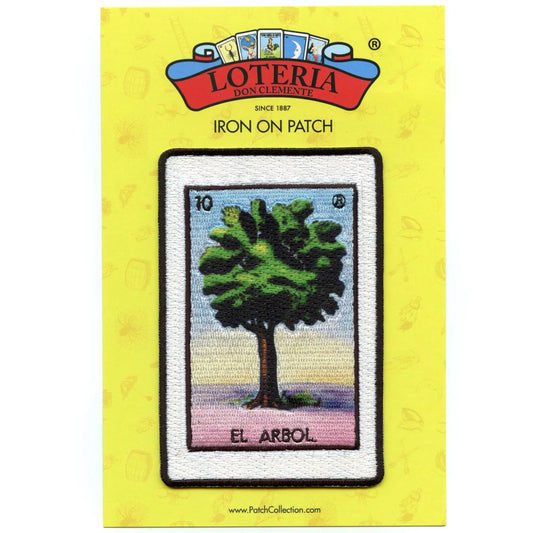 El Arbol 10 Patch Mexican Loteria Card Sublimated Embroidery Iron On