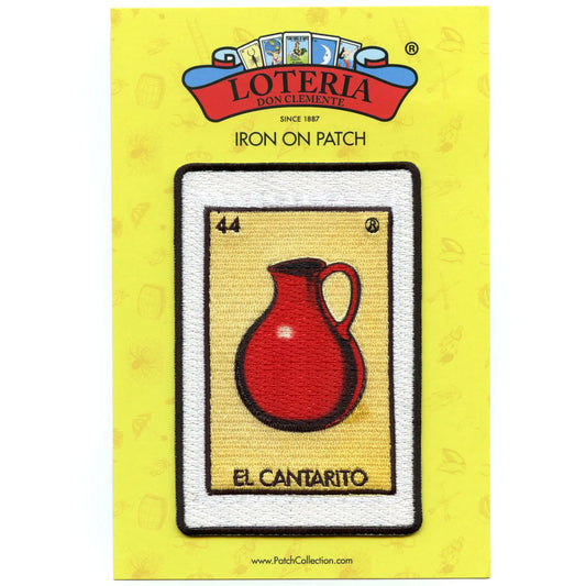 La Cantarito 31 Patch Mexican Loteria Card Sublimated Embroidery Iron On