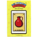 La Cantarito 31 Patch Mexican Loteria Card Sublimated Embroidery Iron On