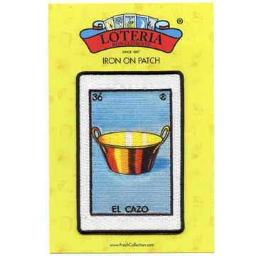 El Cazo 36 Patch Mexican Loteria Card Sublimated Embroidery Iron On