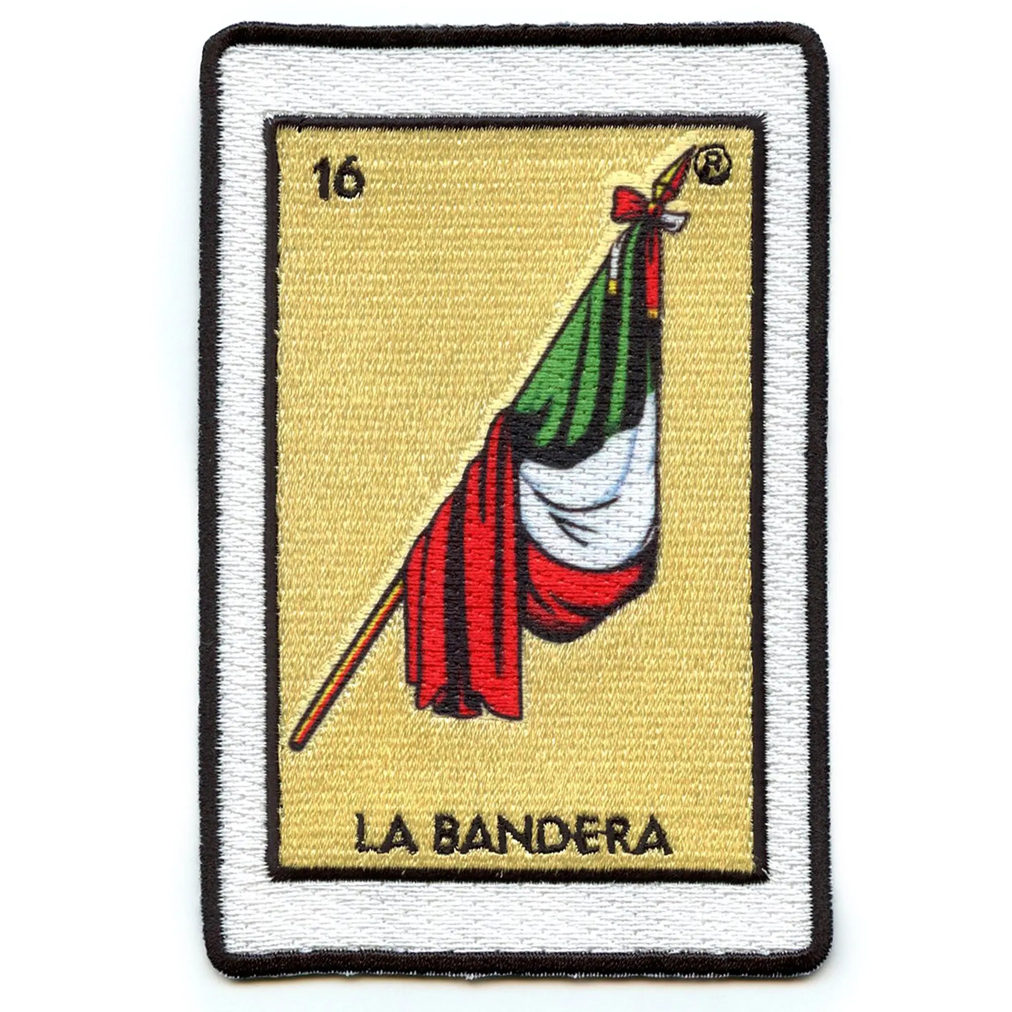 La Bandera 16 Parche Bandera MexicanaLa Bandera 16 Parche Bandera Mexicana  