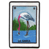 La Garza 19 Patch Mexican Loteria Card Sublimated Embroidery Iron On