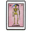 La Muerte 14 Patch Mexican Loteria Card Sublimated Embroidery Iron On
