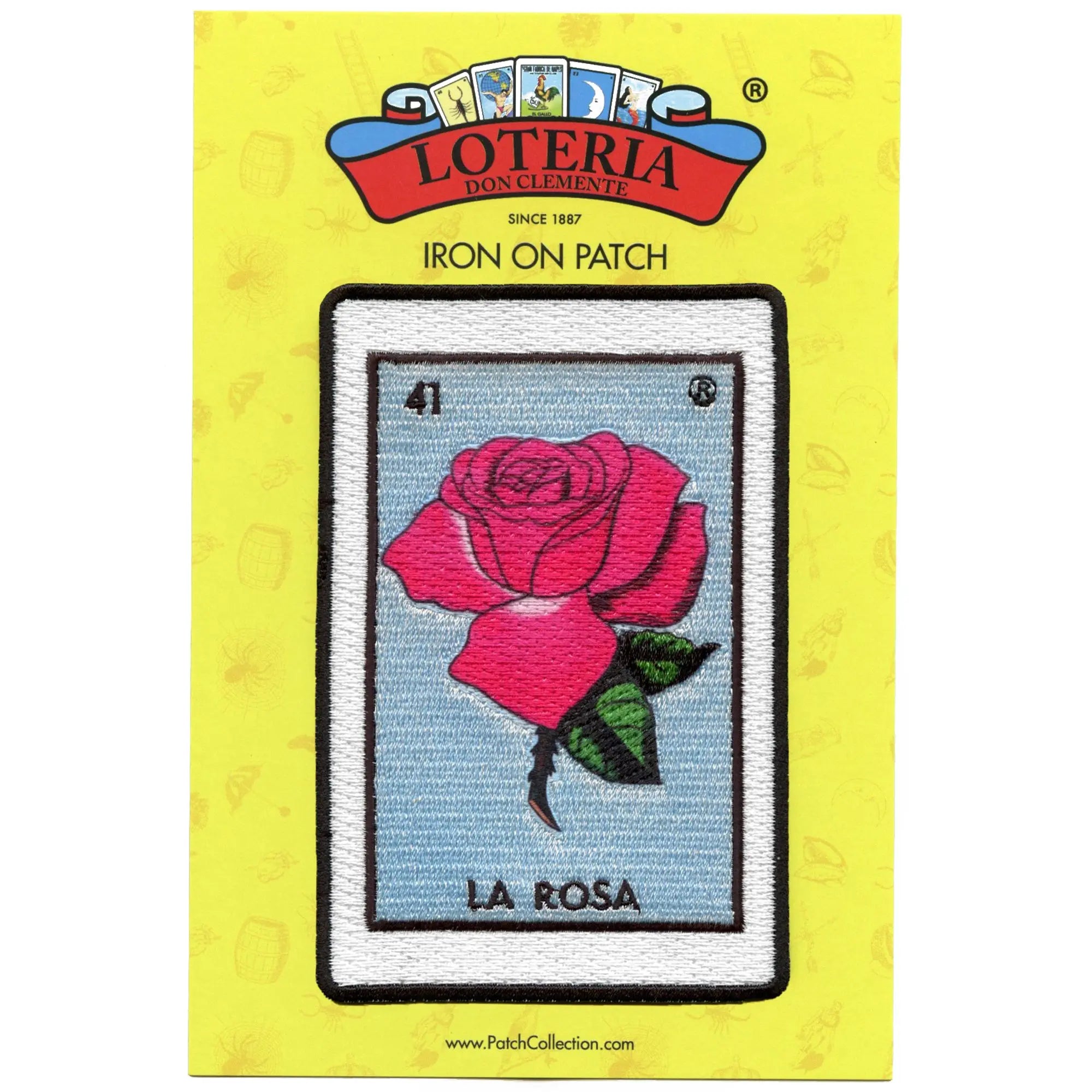 Carta della loteria messicana La Rosa 41 patchCarta della loteria messicana La Rosa 41 patch  