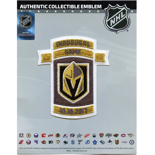 Las Vegas Golden Knights Inaugural Game NHL Jersey Patch 2017