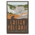 Lassen Volcanic Trailblazer Patch Travel Collectible Souvenir Embroidered Iron on