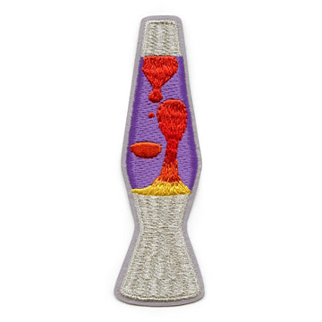 Metallic Lava Lamp Patch Melting Wax Hippie Embroidered Iron On