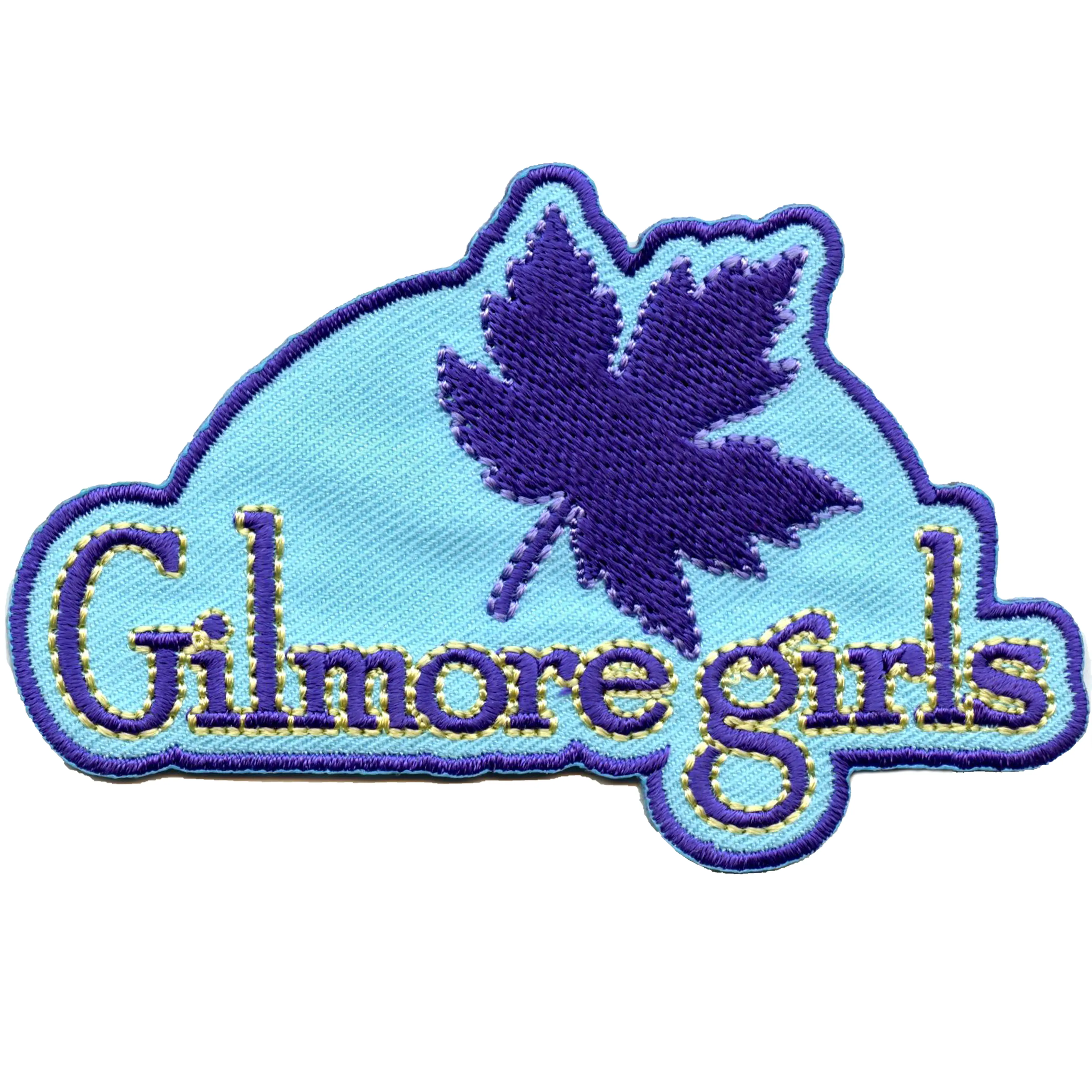 Leaf TV Show Logo Patch Gilmore Girls Show Embroidered Iron On