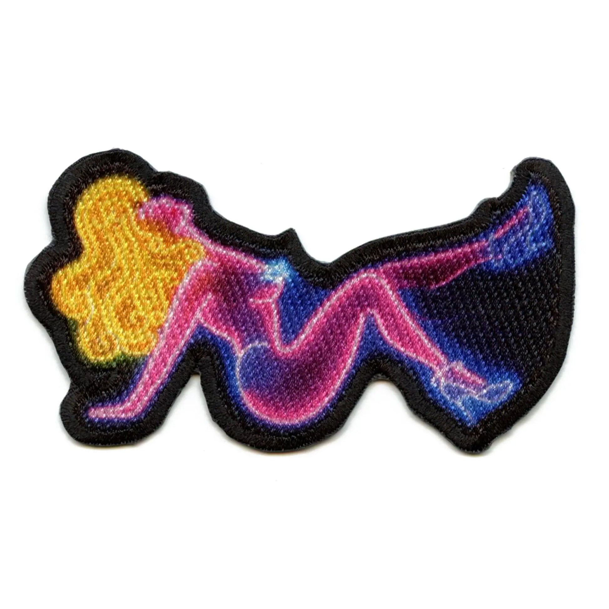 Levii's Jeans Neon Silhouette Patch Queen B Singer Sublimated Iron On