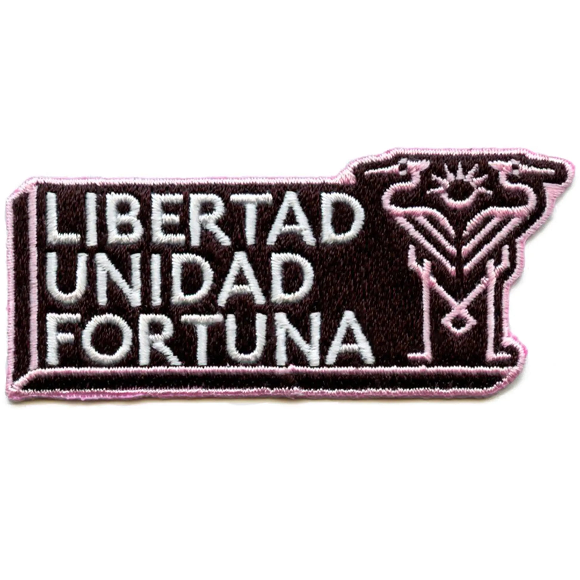 International Miami MLS Patch Libertad Unidad Fortuna Embroidered Iron On