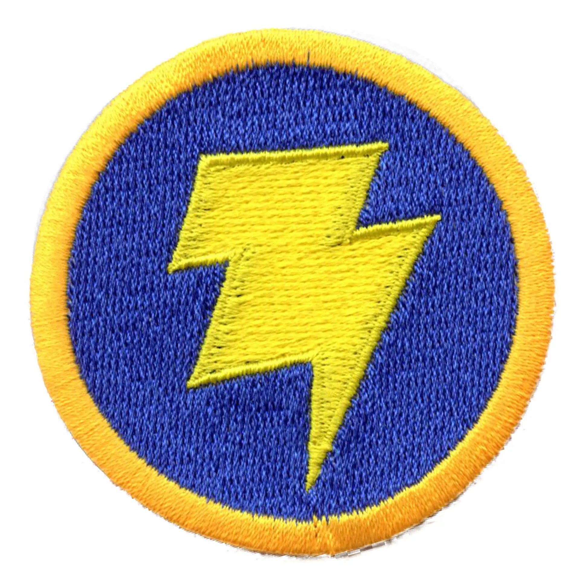 Lightning Fast Merit Badge Embroidered Iron-on Patch