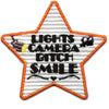 Patch brodé thermocollant Smile Pop Star Lights Camera B