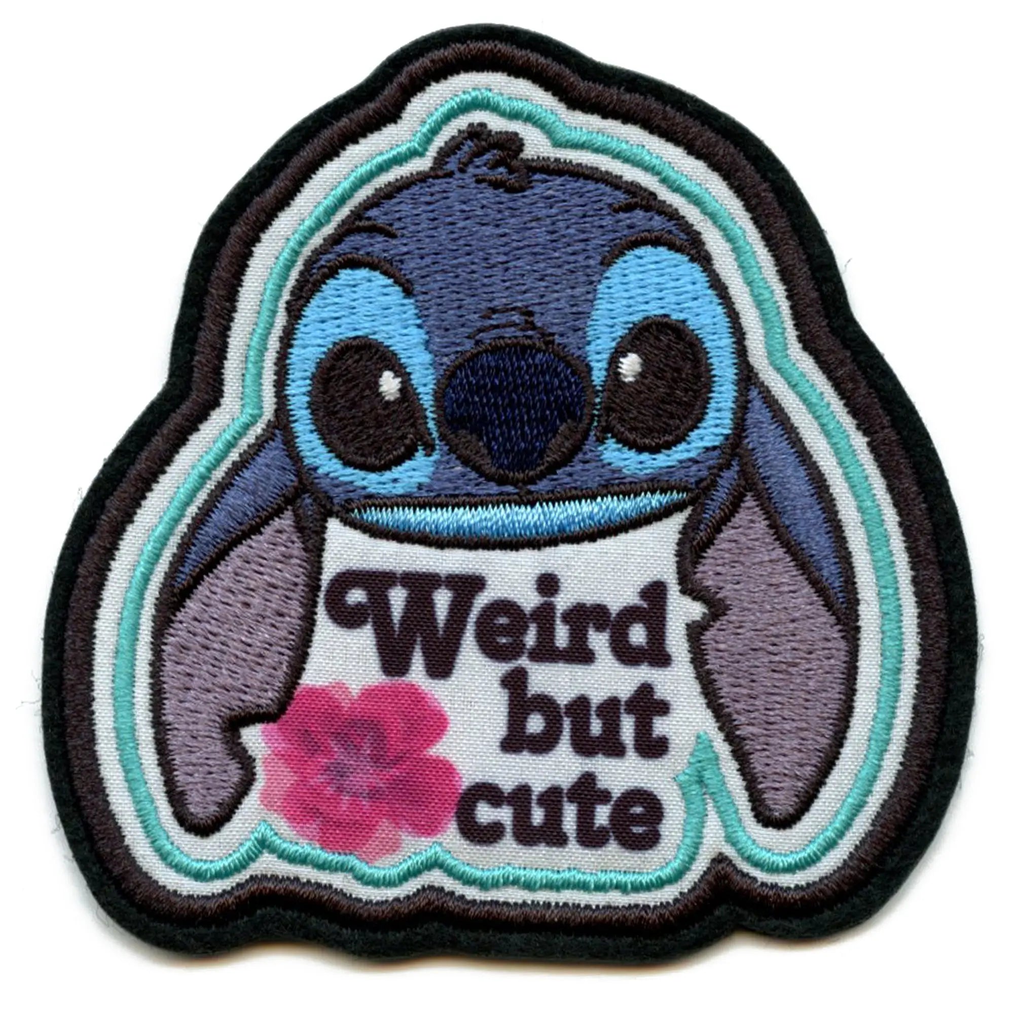 Lilo And Stitch Patch Weird But Cute Embroidered Iron On – Patch Collection