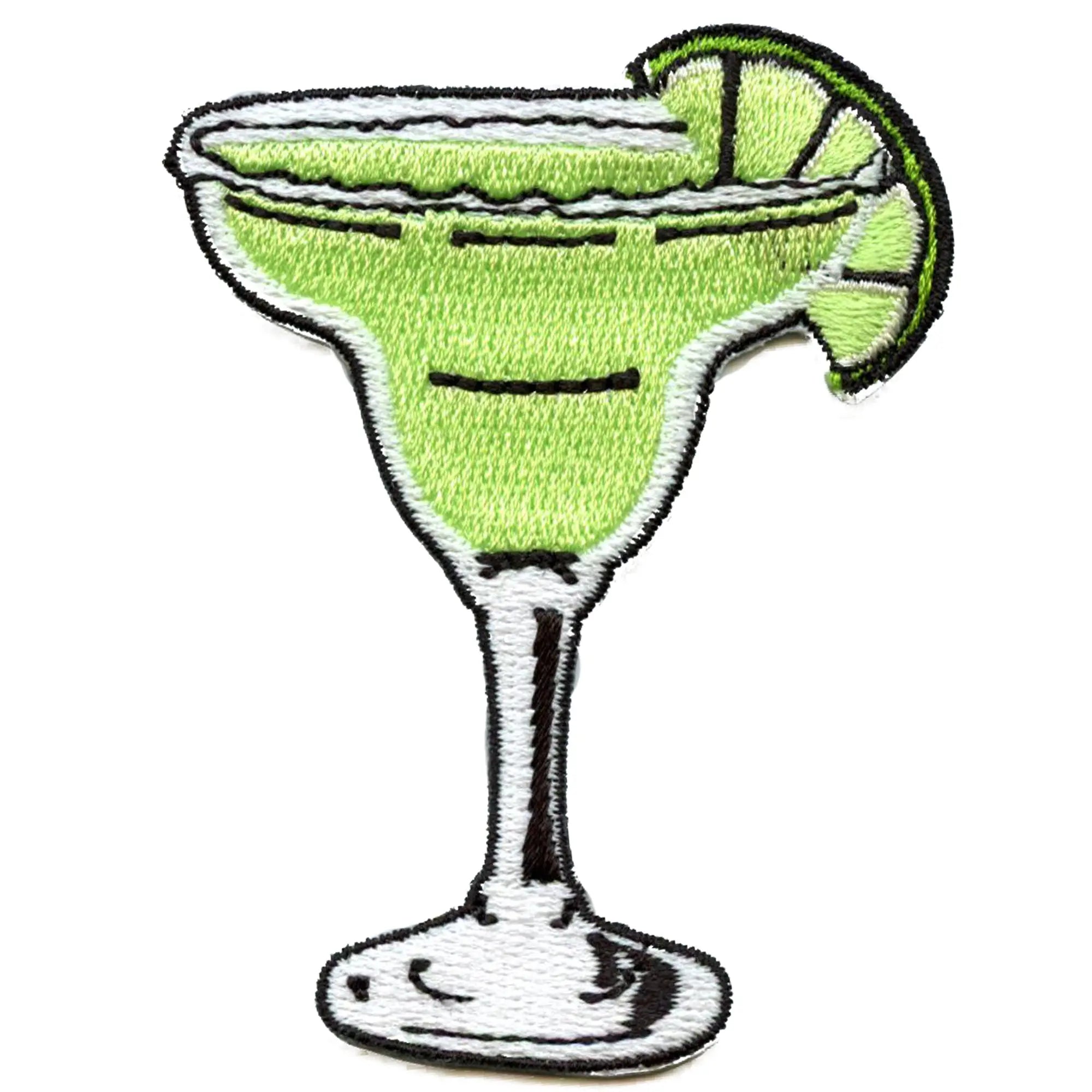Patch Margarita au citron vert Boisson alcoolisée sucrée Brodée à repasser