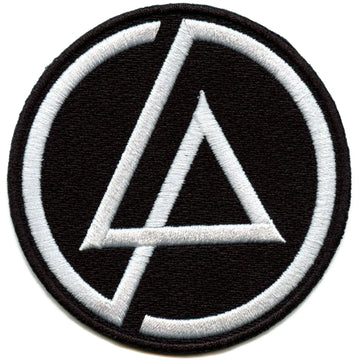 Patch du groupe Linkin Park avec logo standard concentrique brodé à repasser