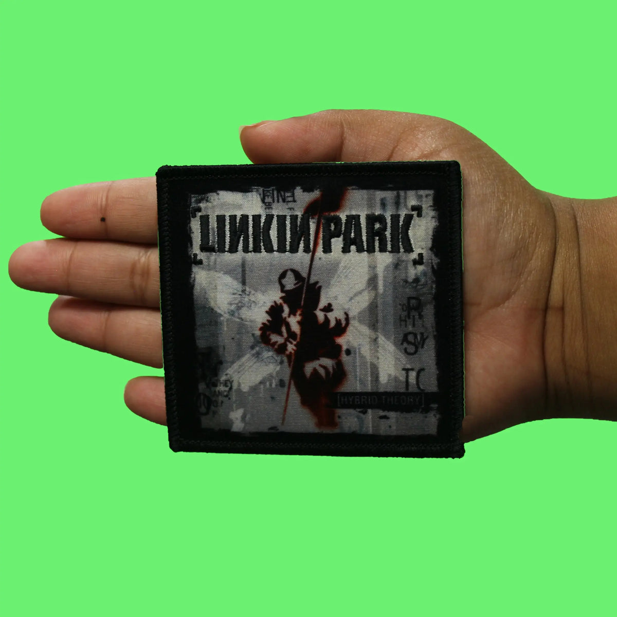 Linkin Park Band Patch Hybrid Theory Album Cover Sublimated Embroidery Iron On