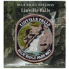 Linville Falls Travel Patch Blue Ridge Parkway Embroidered Iron On