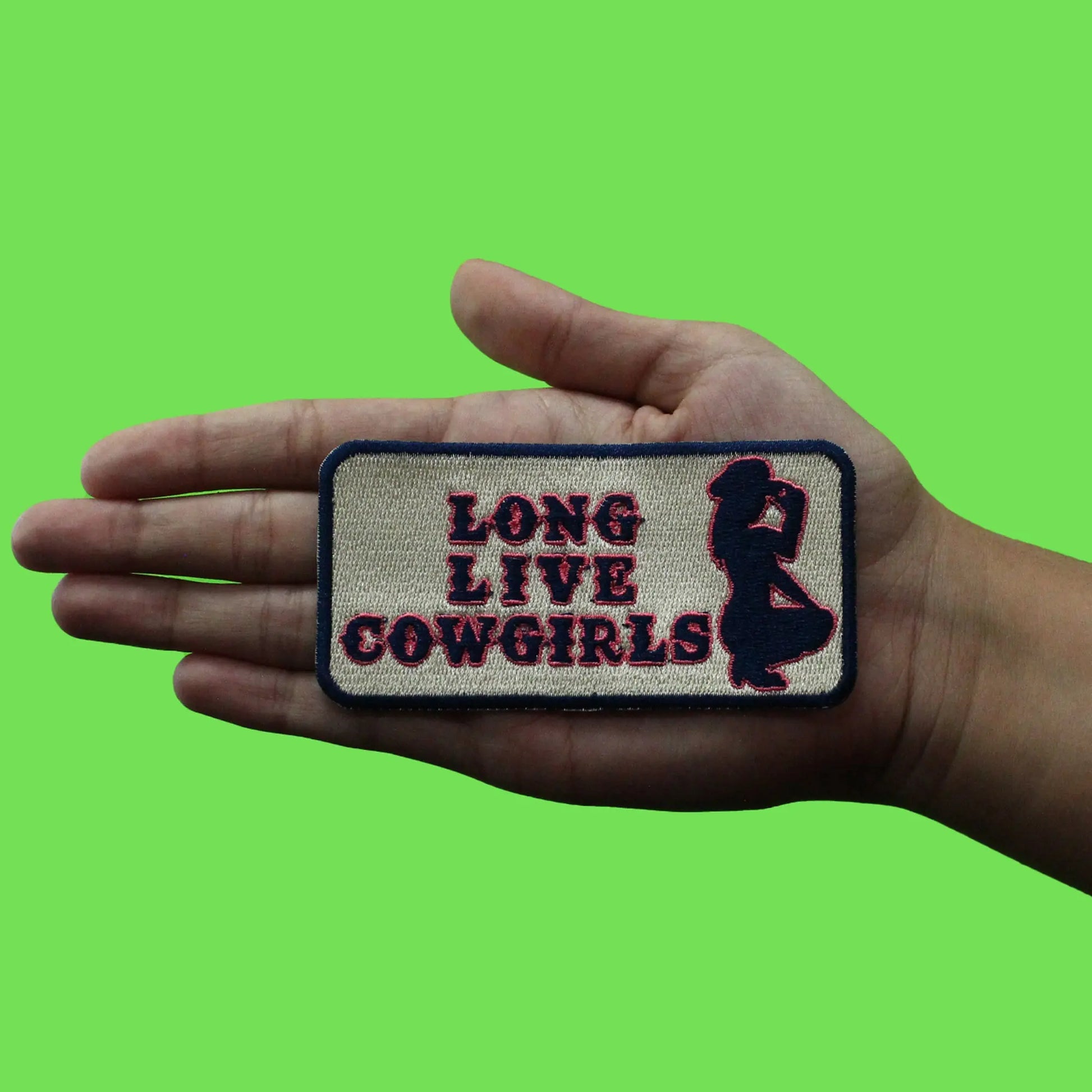 Long Live Cowgirls Patch Southern Western Gal Embroidered Iron on