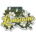 Louisiana Home Pride Patch Magnolia State Flower Embroidered Iron-On