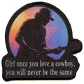 Love a Cowboy Patch Country Music Artist Sublimated Iron On
