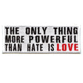 Love is Powerful Patch Motivational Fandom Script Embroidered Iron On