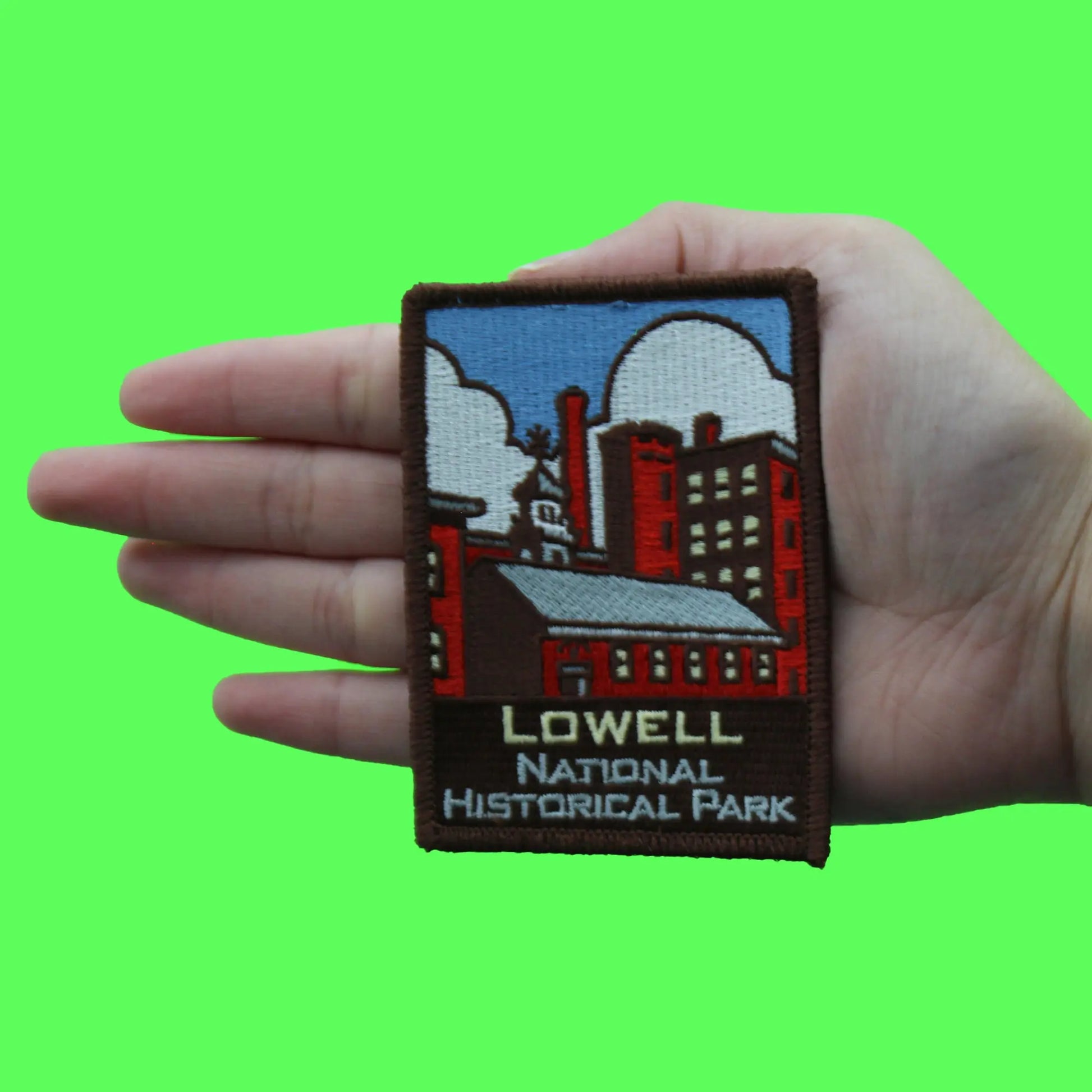Lowell Industrial Revolution Patch National Historical Park Embroidered Iron On