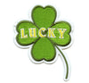 Lucky Shamrock Clover Patch Irish Holiday Flower Embroidered Iron On
