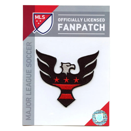 Patch brodé thermocollant avec logo de l'équipe MLS DC United Eagle