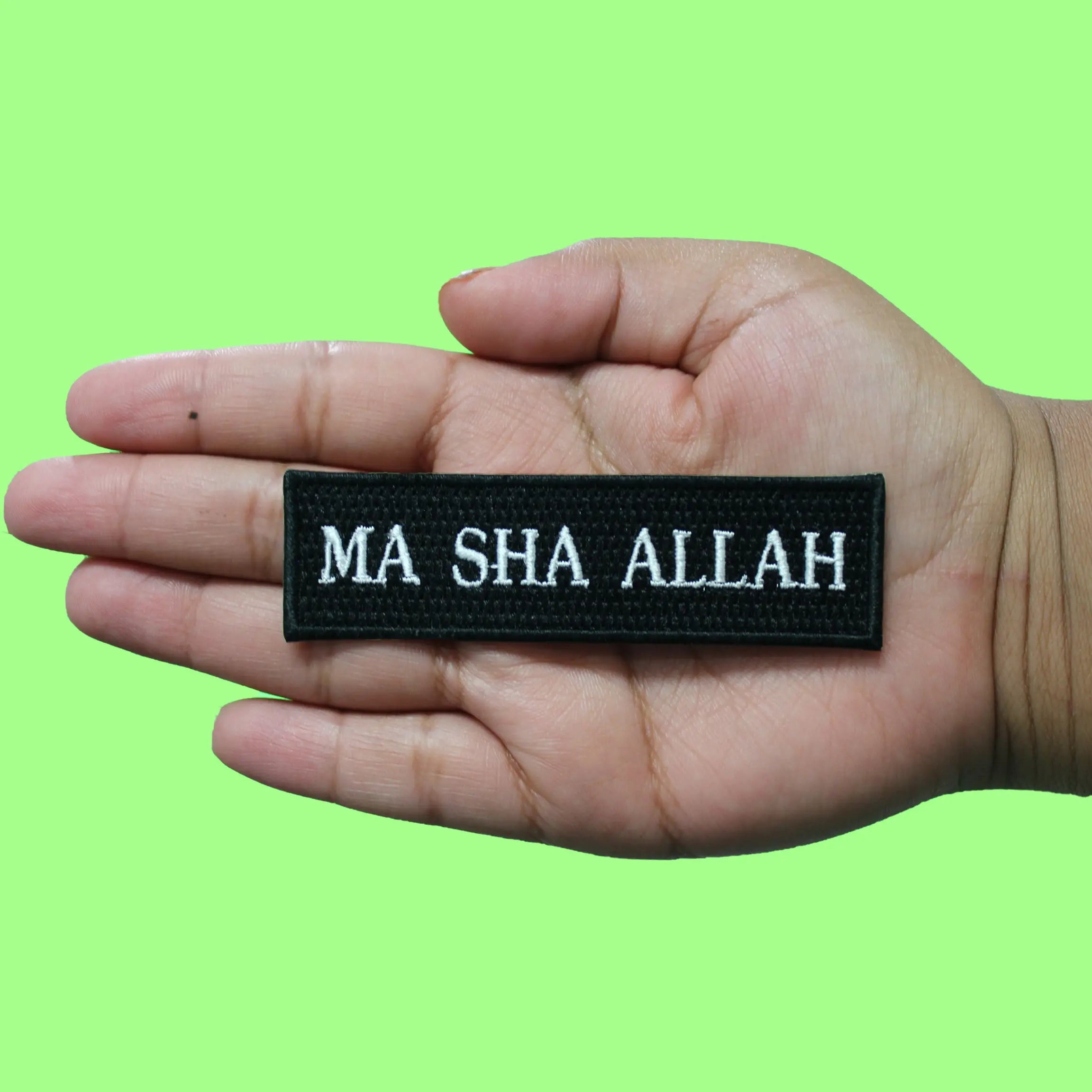 Ma Sha Allah Patch Thank God Arabic Embroidered Iron-On