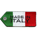 Made In Italy Patch Travel Tag Souvenir Embroidered Iron-On