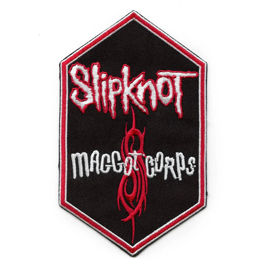 Slipkno Maggot Corps Sigil Patch Mask American Metal Embroidered Iron On