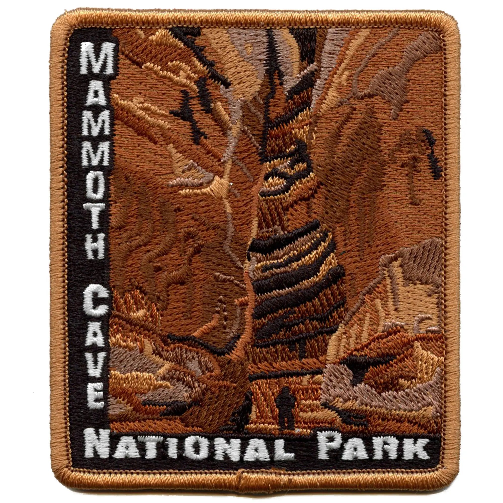 Patch Mammoth Cave View Kentucky National Park brodé à repasser