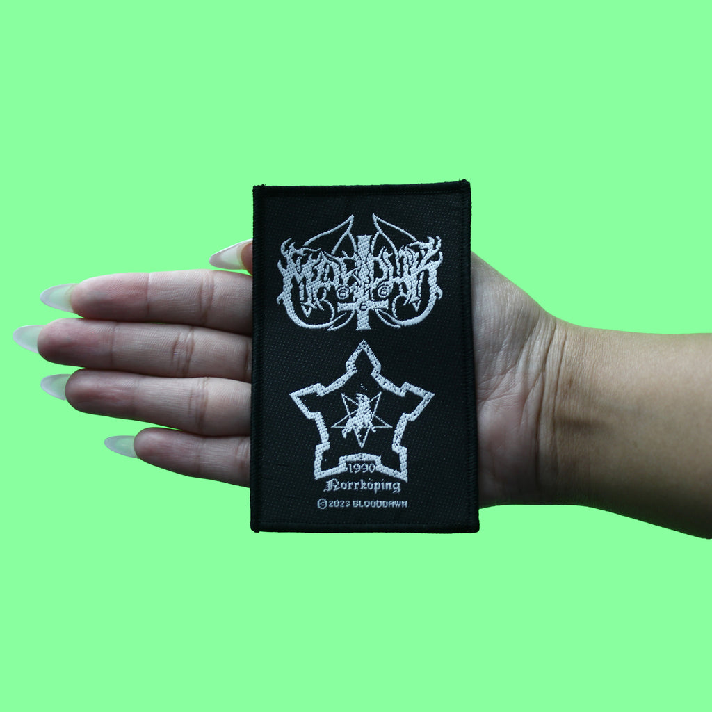 Marduk Band Norrkoping Patch Swedish Black Metal Woven Sew On