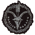 Marilyn Manson Bapho Head Patch Heavy Metal Rock Embroidered Iron On