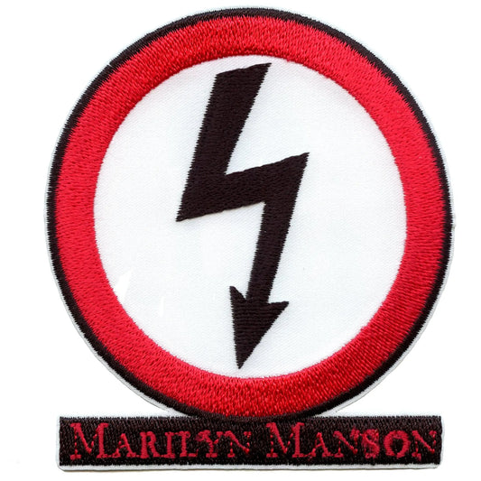 Marilyn Manson Crooked Arrow Patch Heavy Metal Rock Band Sublimated Embroidery Iron On