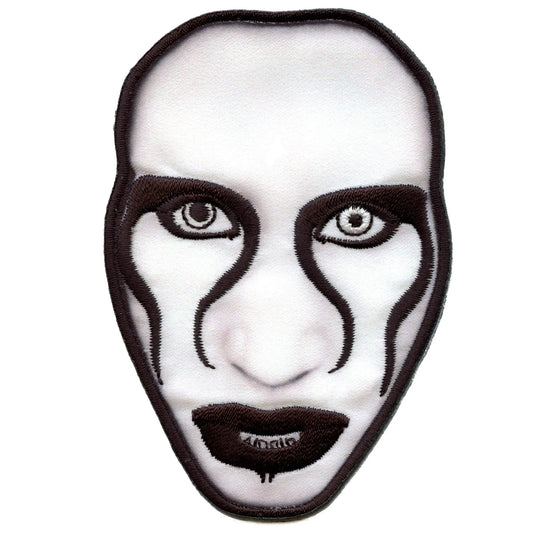 Marilyn Manson Defiant Patch Heavy Metal Rock Band Sublimated Embroidery Iron On