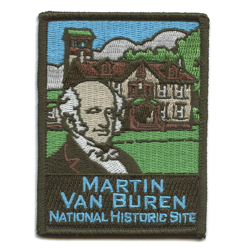 Martin Van Buren Patch National Historical Site Embroidered Iron On