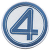 Marvel Fantastic Four Patch First Steps Logo 4 Embroidered Iron on