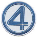 Marvel Fantastic Four Patch First Steps Logo 4 Embroidered Iron on