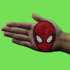 Marvel Spiderman Hero Patch Headshot Face mask Applique Embroidered