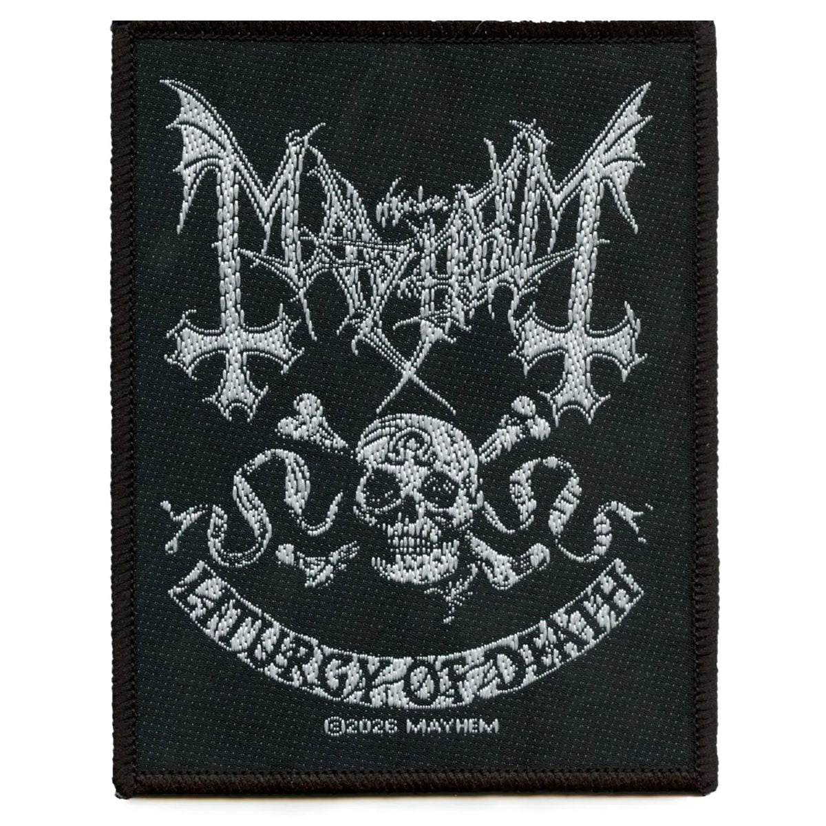 Mayhem Liturgy Of Death Patch Album Cover Woven Sew On