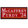 McCaffrey Purdy 2024 Patch San Francisco Football Embroidered Iron On